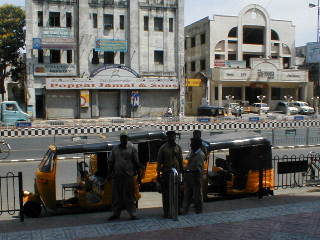 Auto rickshaw rank